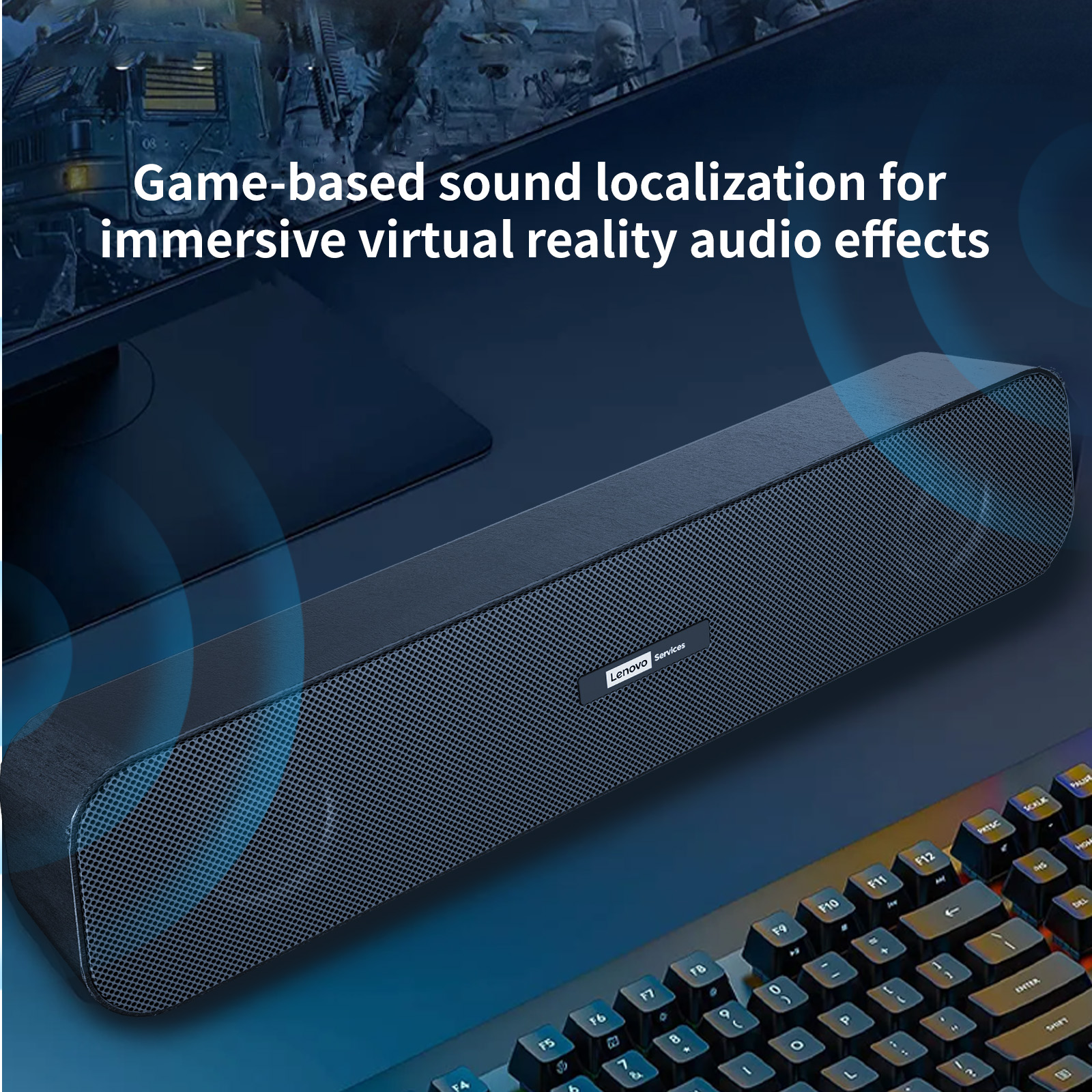 Audio Music Player Pc - Lenovo USB Stereo Desktop Speakers Deep