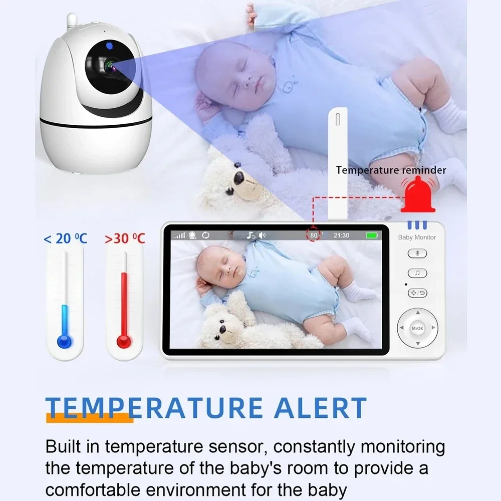 VBABM ABM501 Baby Monitor 5.0  – обзор и цена Audio Detect Music