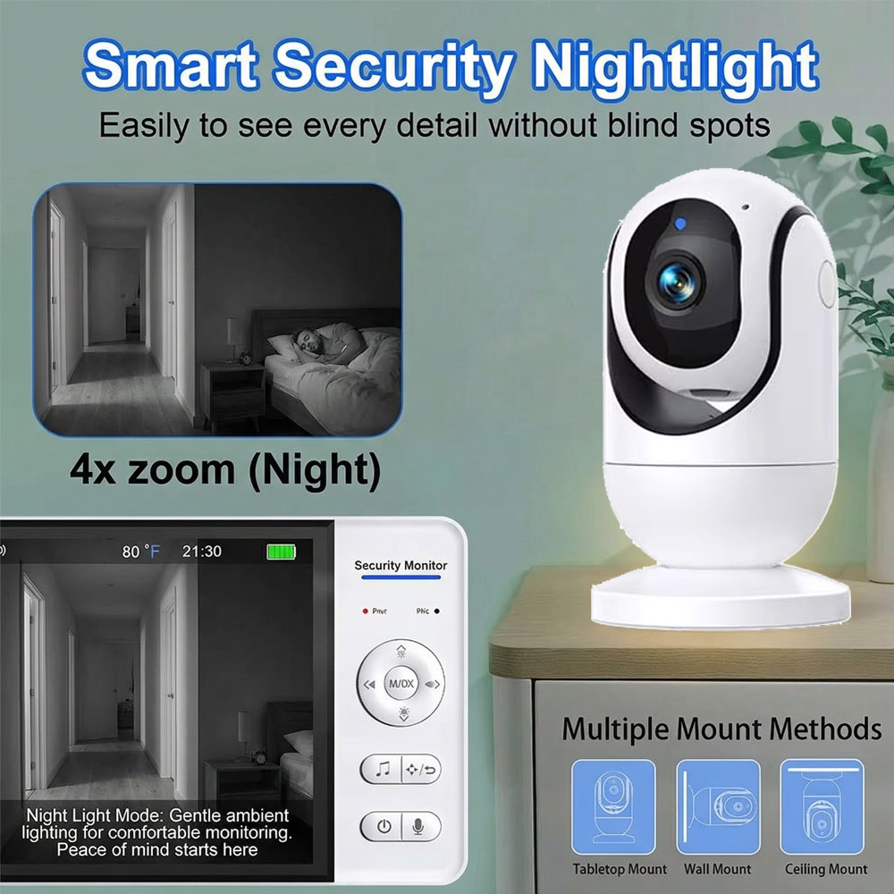7-Inch 1080P Baby Monitor with – обзор и цена Audio Detect Music