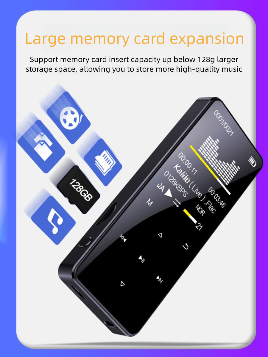 64gb MP3 Player With Bluetooth – обзор и цена Audio Music By