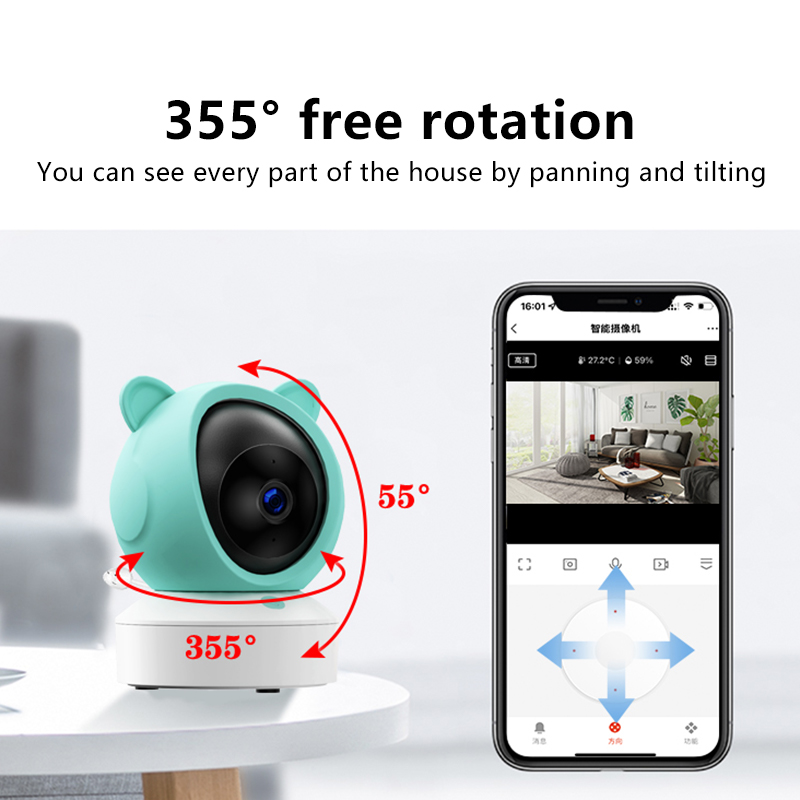 Danmini 1080P Baby Monitor Mob – обзор и цена Audio Detect Music