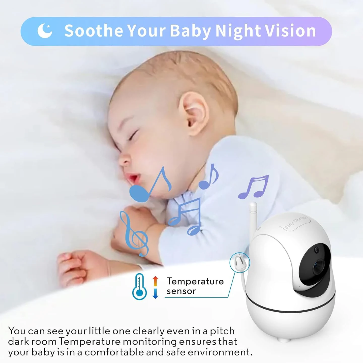 Video Baby Monitor with Digita – обзор и цена Audio Detect Music