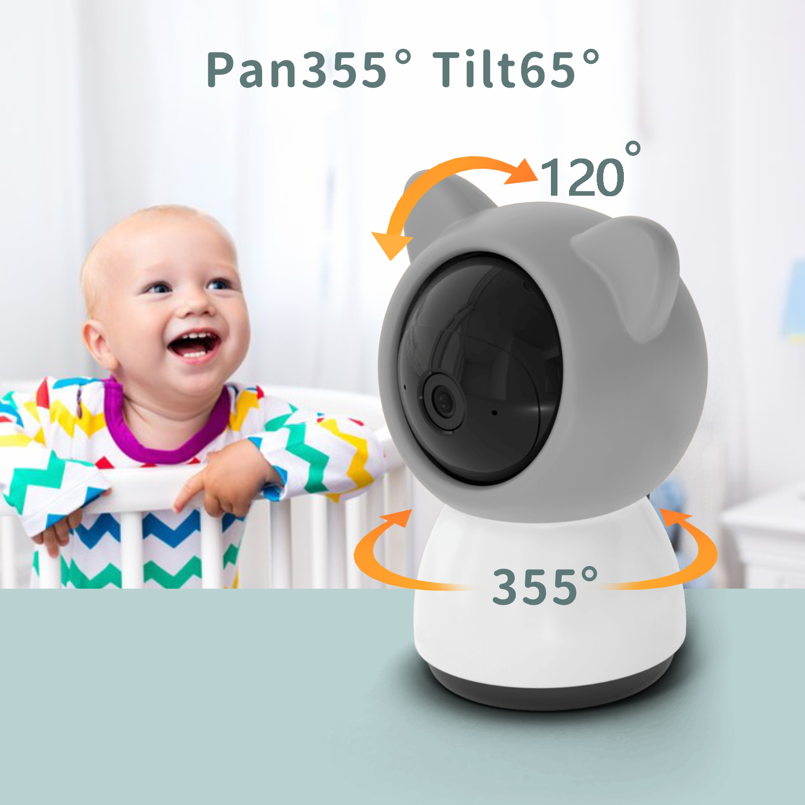 Babystar 5-inch LCD baby monit – обзор и цена Audio Detect Music