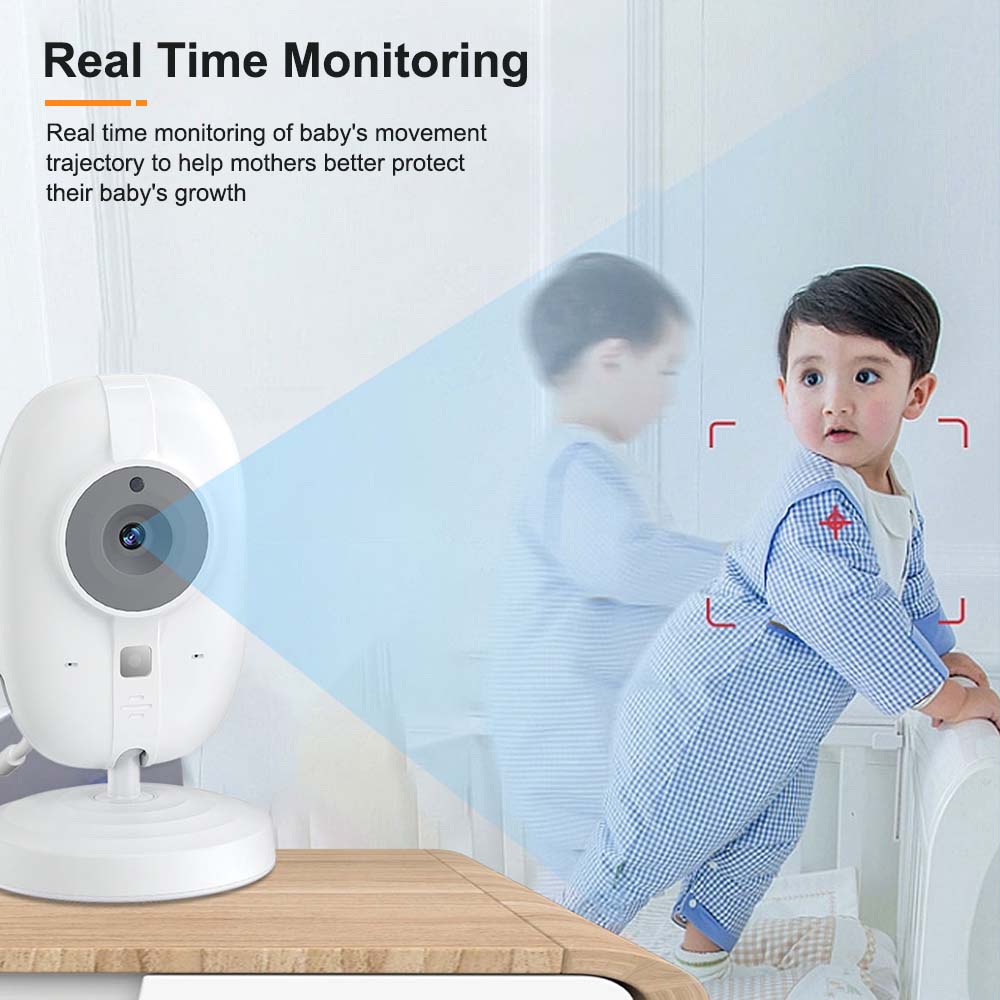 3.5'' Video Baby Monitor 2.4G  – обзор и цена Audio Detect Music