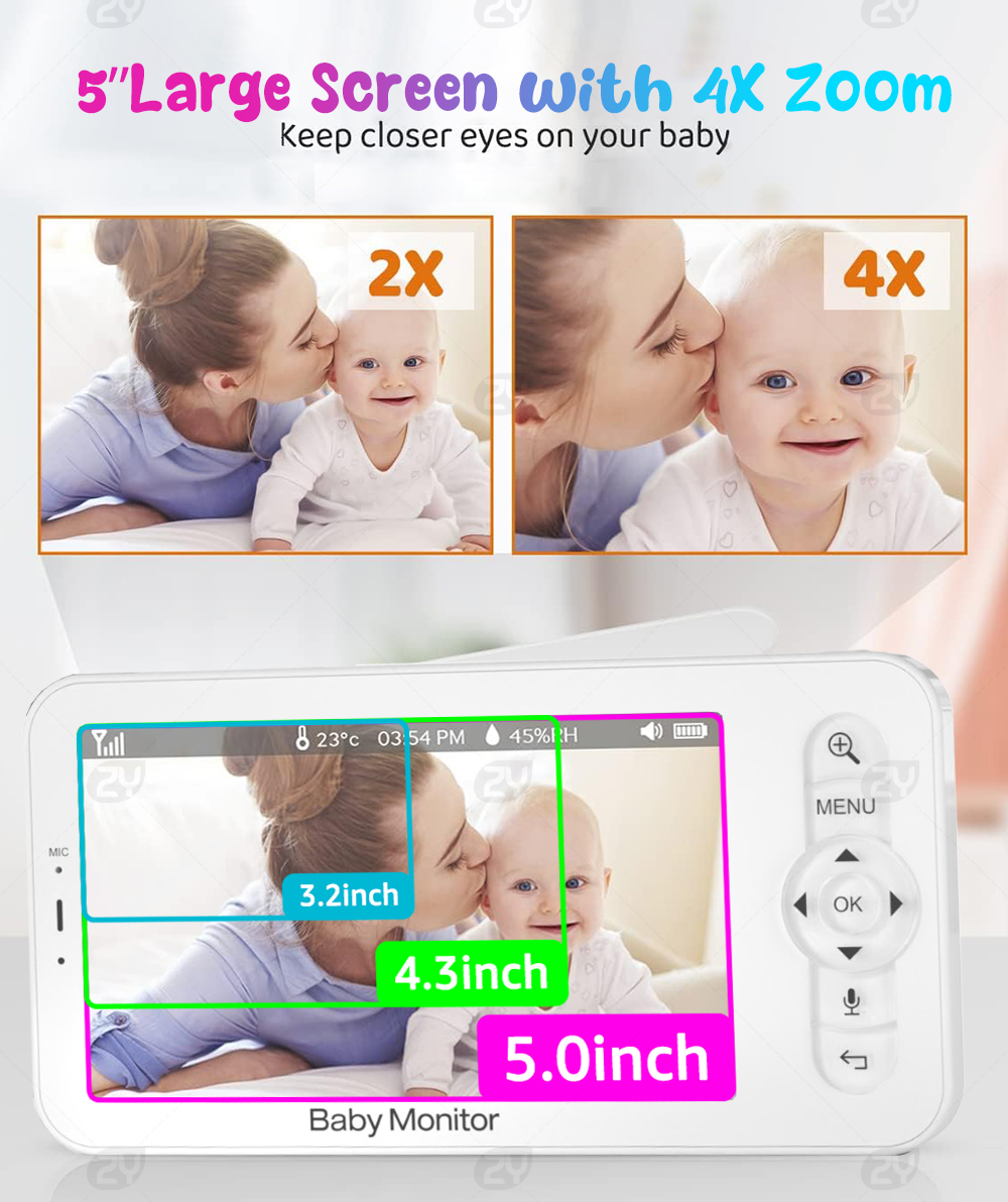 HD WiFi Baby Monitor with APP, – обзор и цена Audio Detect Music