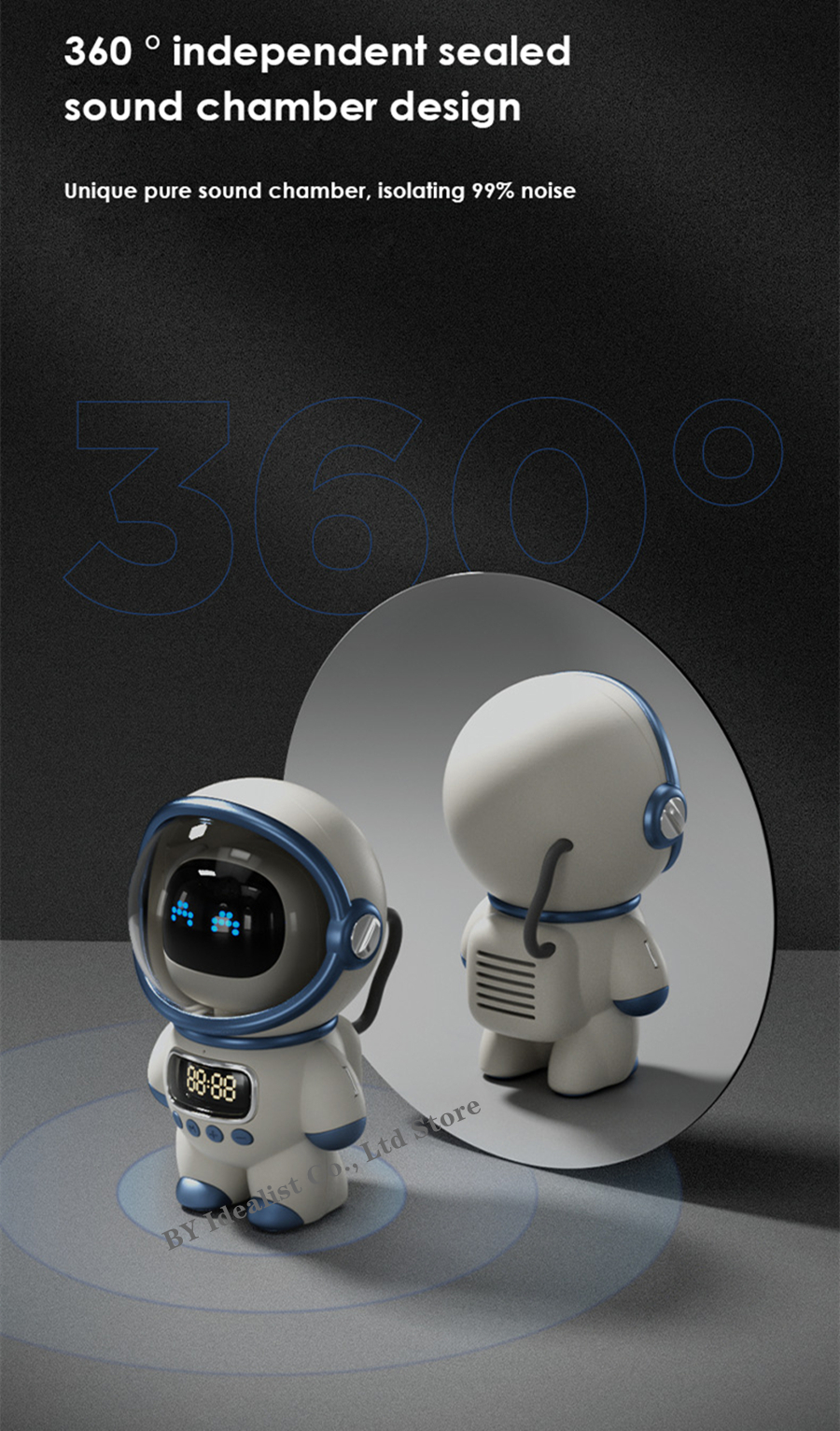 Astronaut Bluetooth Speaker Wi – обзор и цена Audio Music By